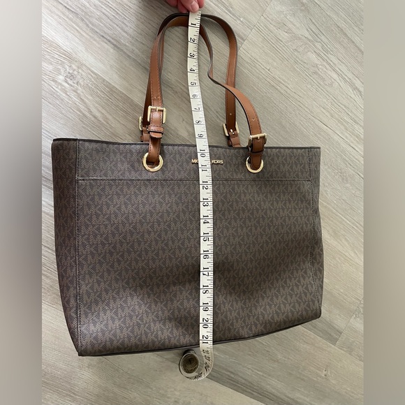 NWOT Michael Kors Large Commuter Bag Brown and wallet - Picture 5 of 17